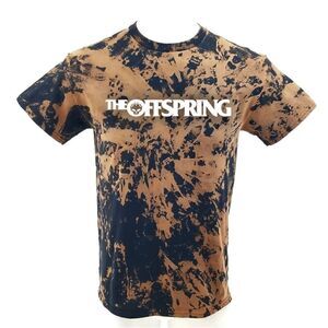 The Offspring 80's 90's Y2K Rock Band Tee Acid Wash Distressed Hip Hop Rap Tee
